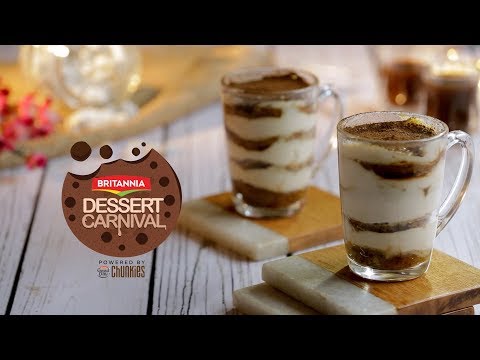 Easy Tiramisu Cups Recipe By Kamini Patel | Tiramisu Recipe Without Egg | Britannia Dessert Carnival