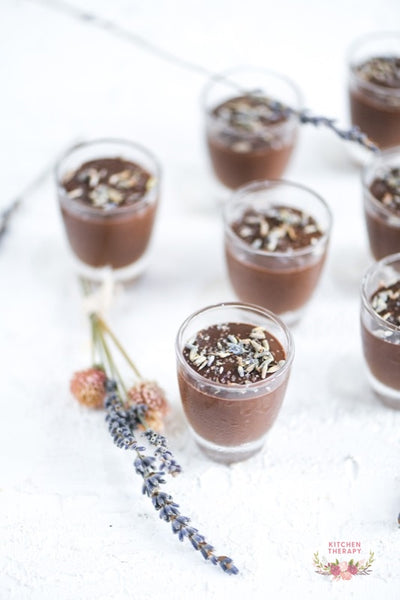 Chocolate, Earl Grey + Lavender Mousse