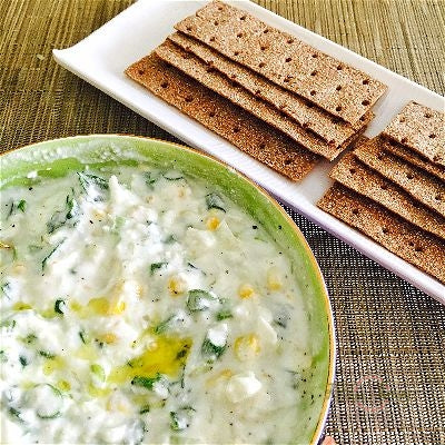The Easiest Spring Onion Dip