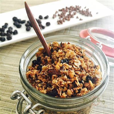 Blueberry + Chocolate Granola