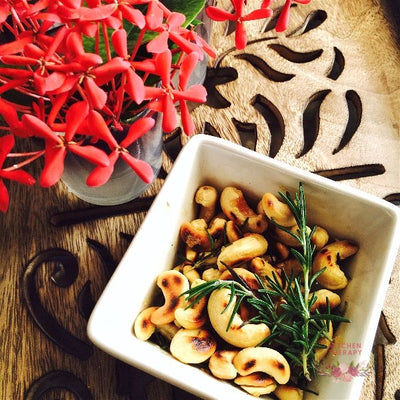 Roasted Rosemary Cashews