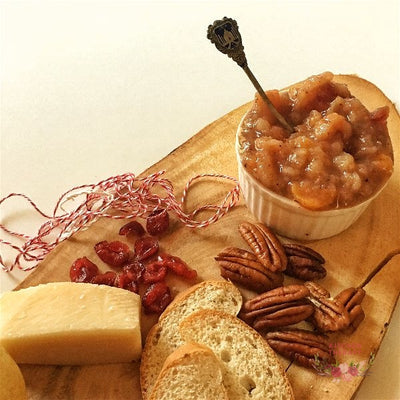 Spiced Pear + Cranberry Chutney