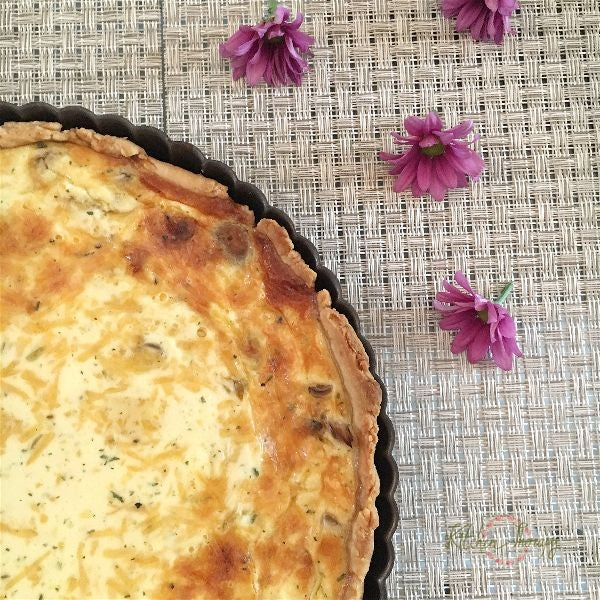 Mushroom Quiche