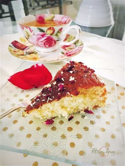 Lemon + Rose Tea Cake