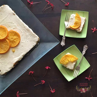 Citrus + Ginger Cheesecake