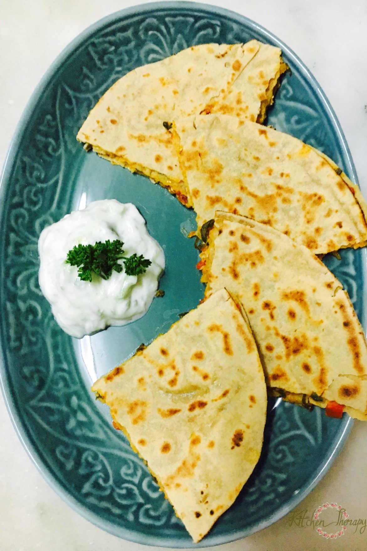 Lebanese Whole-Wheat Quesadillas