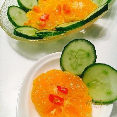 Orange + Cucumber Salad