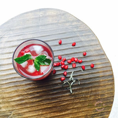 Pomegranate + White Iced Tea