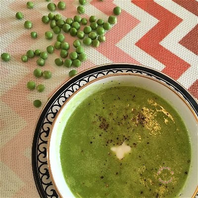 Green Peas + Basil Gazpacho