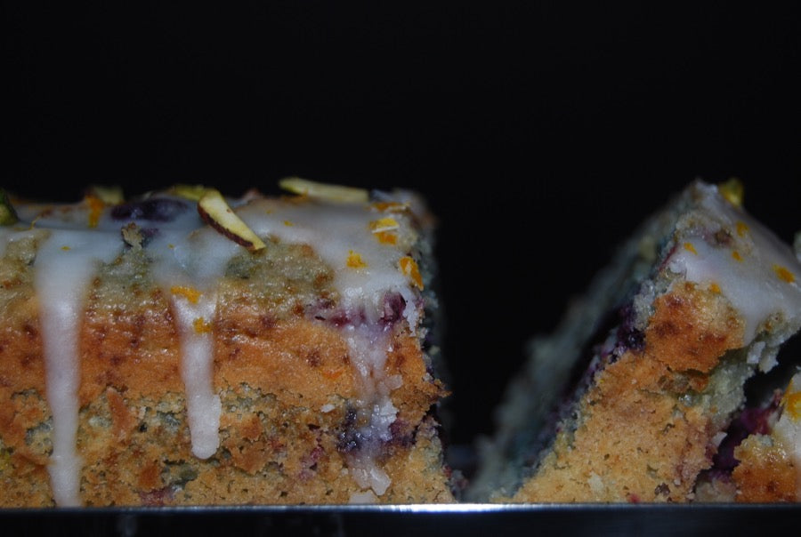 Berry + Orange Greek Yogurt Cake