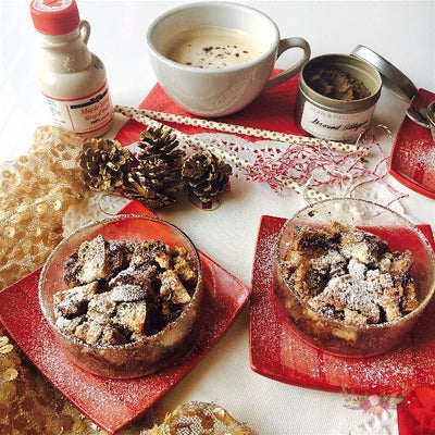 Nutella Xmas Bread Pudding