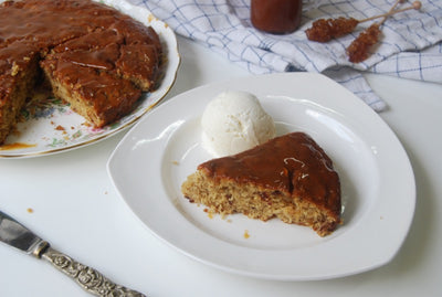 Dates + Caramel Cake