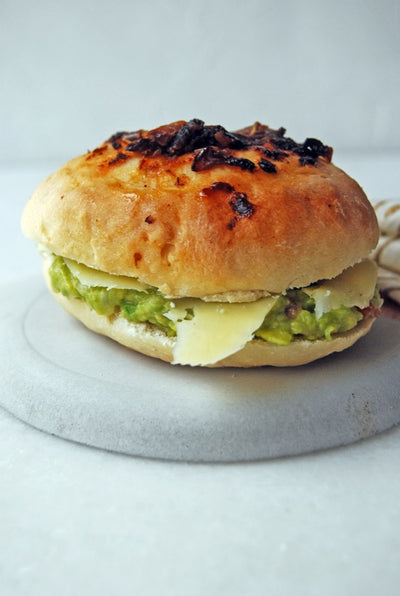 Sundried Tomato Bialy Sandwich