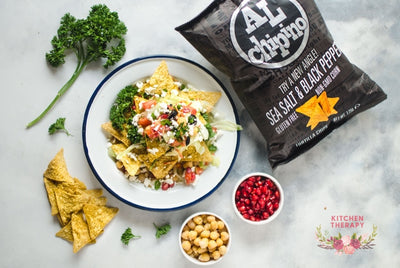 AL Chipino Loaded Greek Nachos