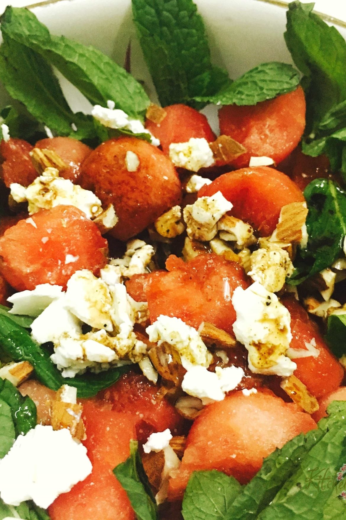 Watermelon + Mint Salad