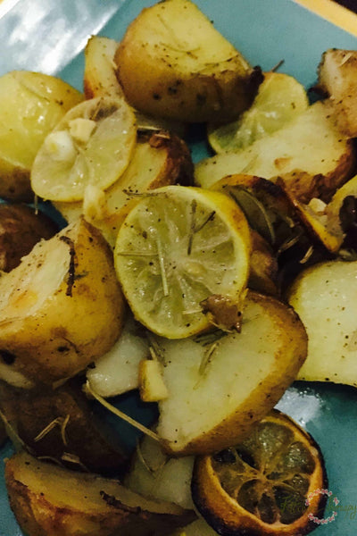 Roasted Rosemary Potatoes with Lemons