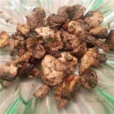 Tahini Grilled Mushrooms