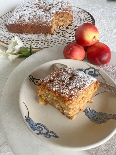 Browned Butter Peach Cake