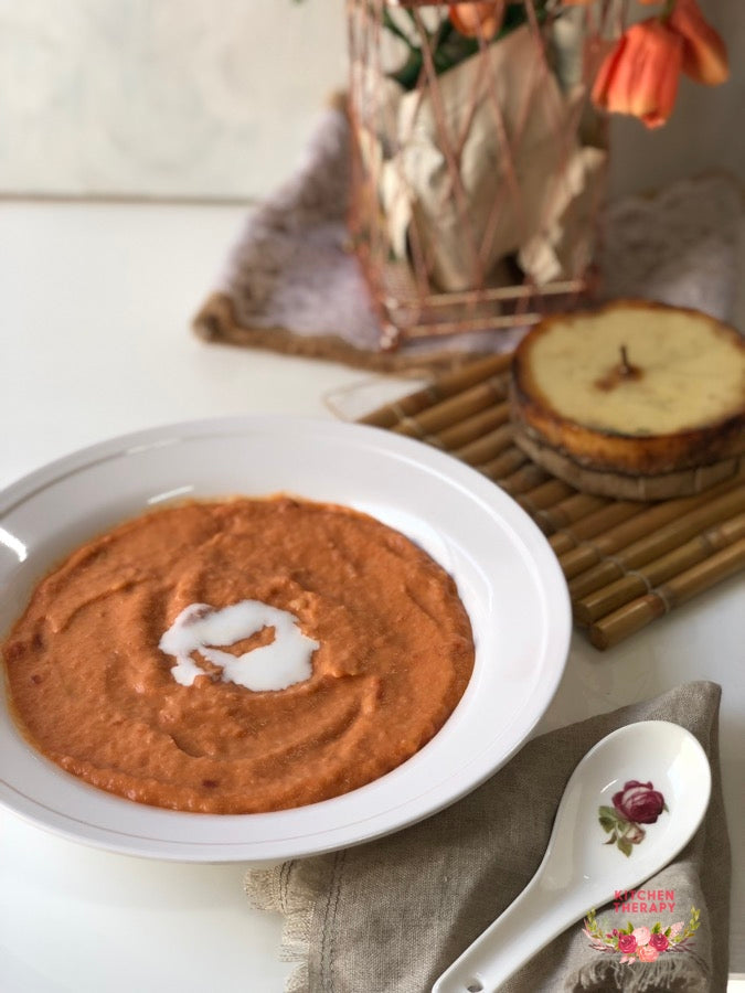 Carrot + Ginger Coconut Milk Soup