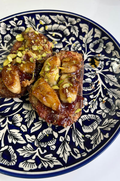 Spiced Banana PB+J Toast