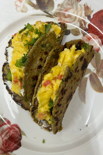 Gujarati Breakfast Tacos