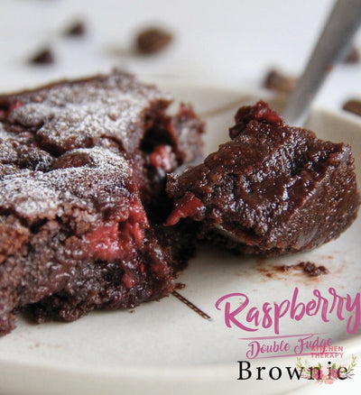 Raspberry Double Fudge Brownies