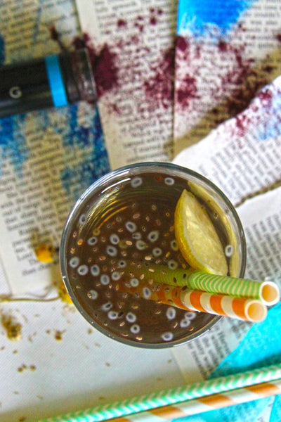 Blue Chamomile Iced Tea