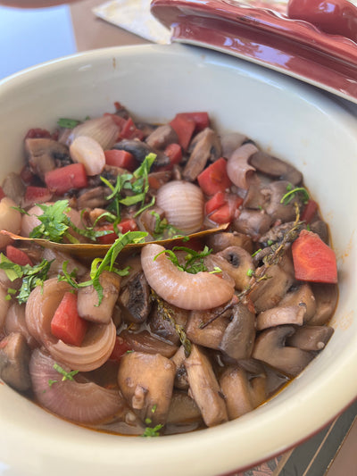 French Mushroom Bourguignon