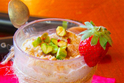 Indian Mithai Overnight Oats