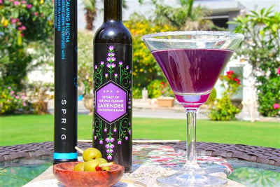 Lavender + BluCha Mocktail