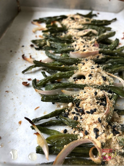 Green Beans + Breadcrumbs