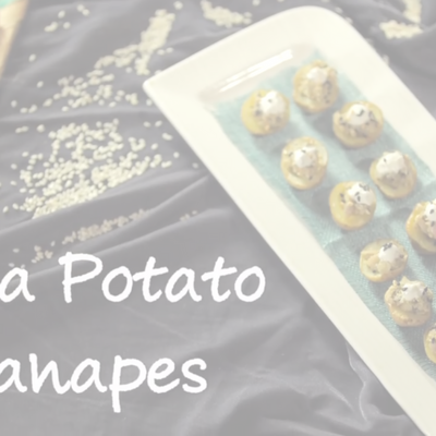 Party Platter: Tawa Potato Canapes