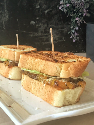 Raw Mango Chutney Sandwich