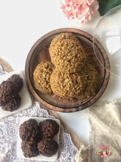 GF Apple Cinnamon Quinoa Cookies