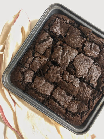 Brownies {eggless, dairy-free}