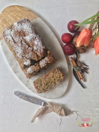 Spiced Plum Tea Cake