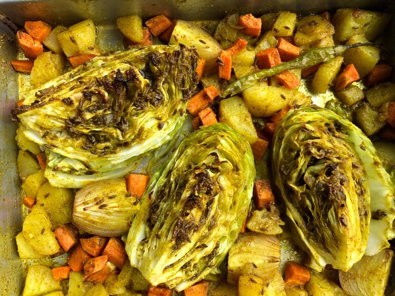 Roasted Tandoori Vegetables