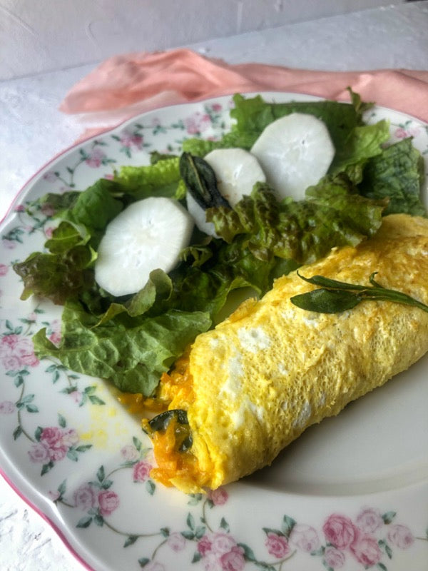 Pumpkin + Sage Omelette