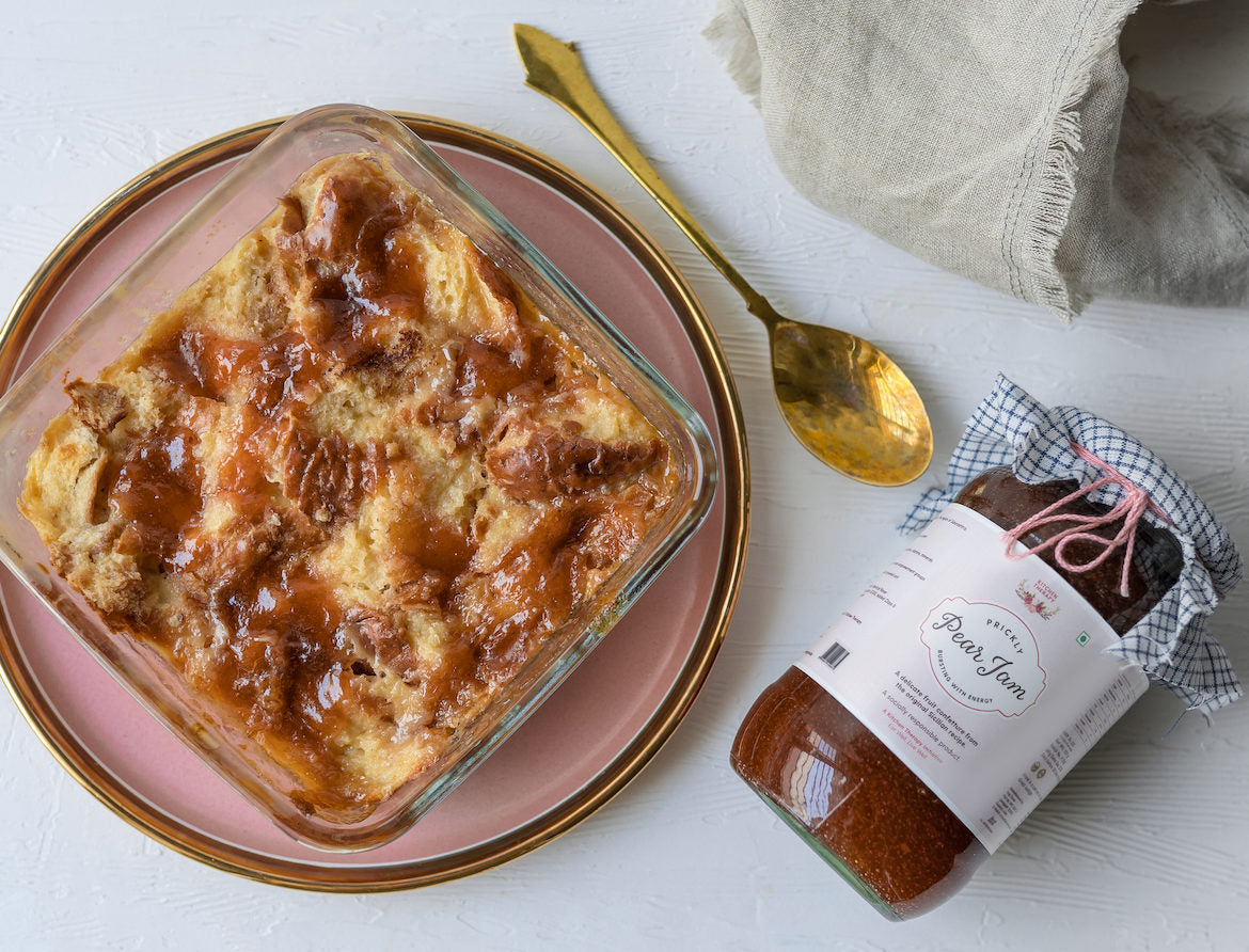 The Hygge Series: Prickly Pear Bread Pudding
