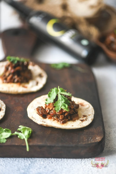 Mushroom Tapas with Yuzu