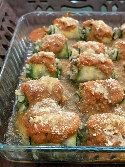 Stuffed Zucchini Rolls