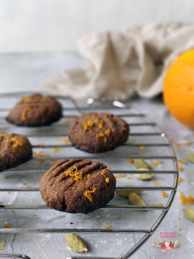 Orange + Cardamom Bajra Cookies (GF)