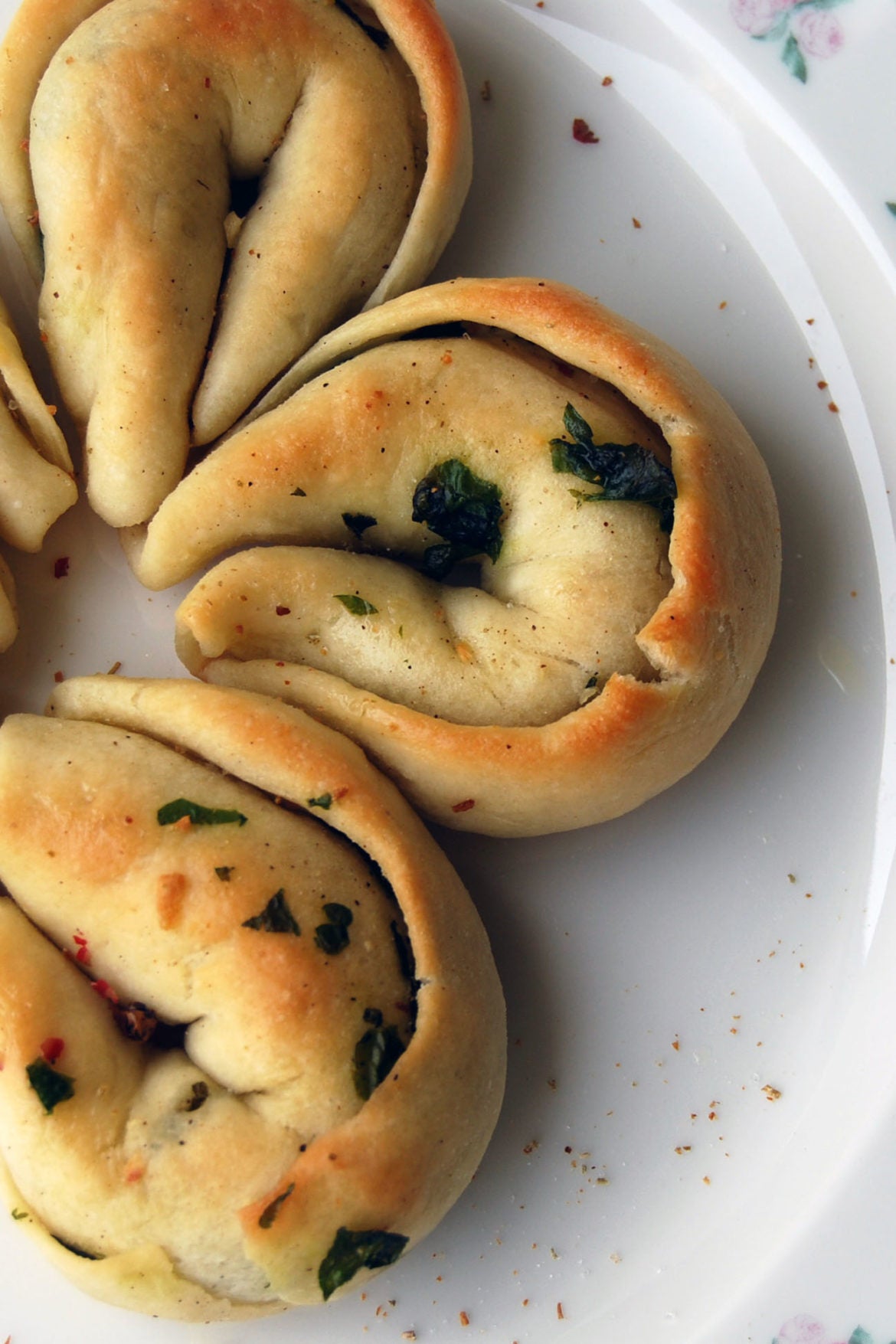 Flower Herbed Bread