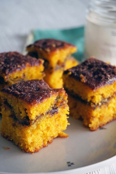 Pumpkin Spice Streusel Cake