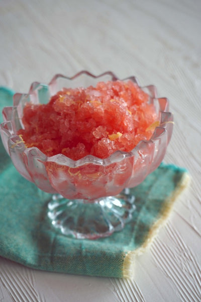 Watermelon + Rose Granita