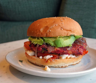 Chickpea Mediterranean Burger