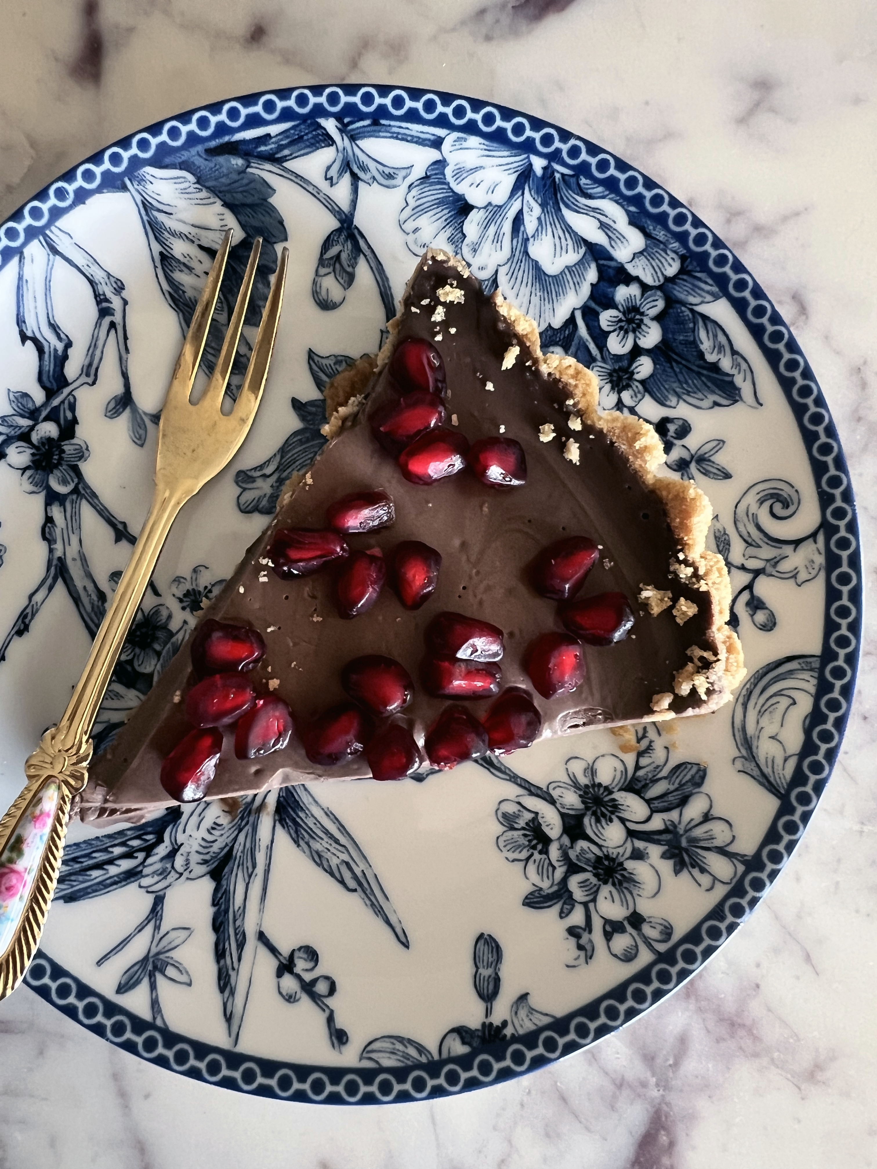 Ginger Chocolate Ganache Tart