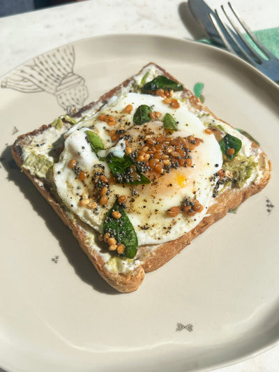 Tadka Egg Toast