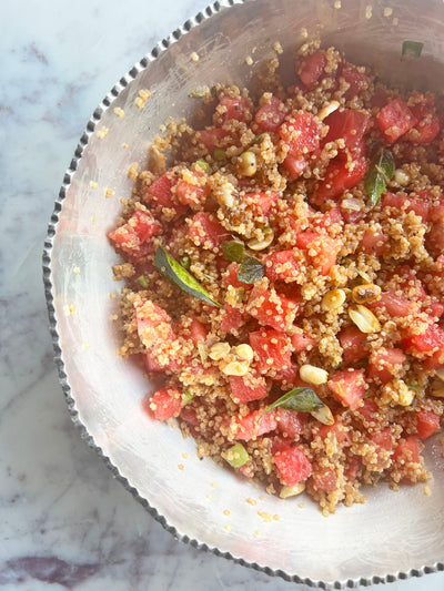 Quinoa Watermelon Curried Salad