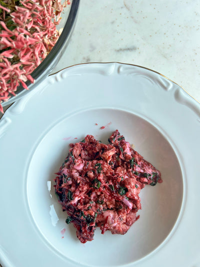 Pink Scrambled Eggs